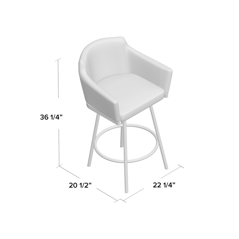 Dusty Bar & Counter Swivel Stool & Reviews AllModern